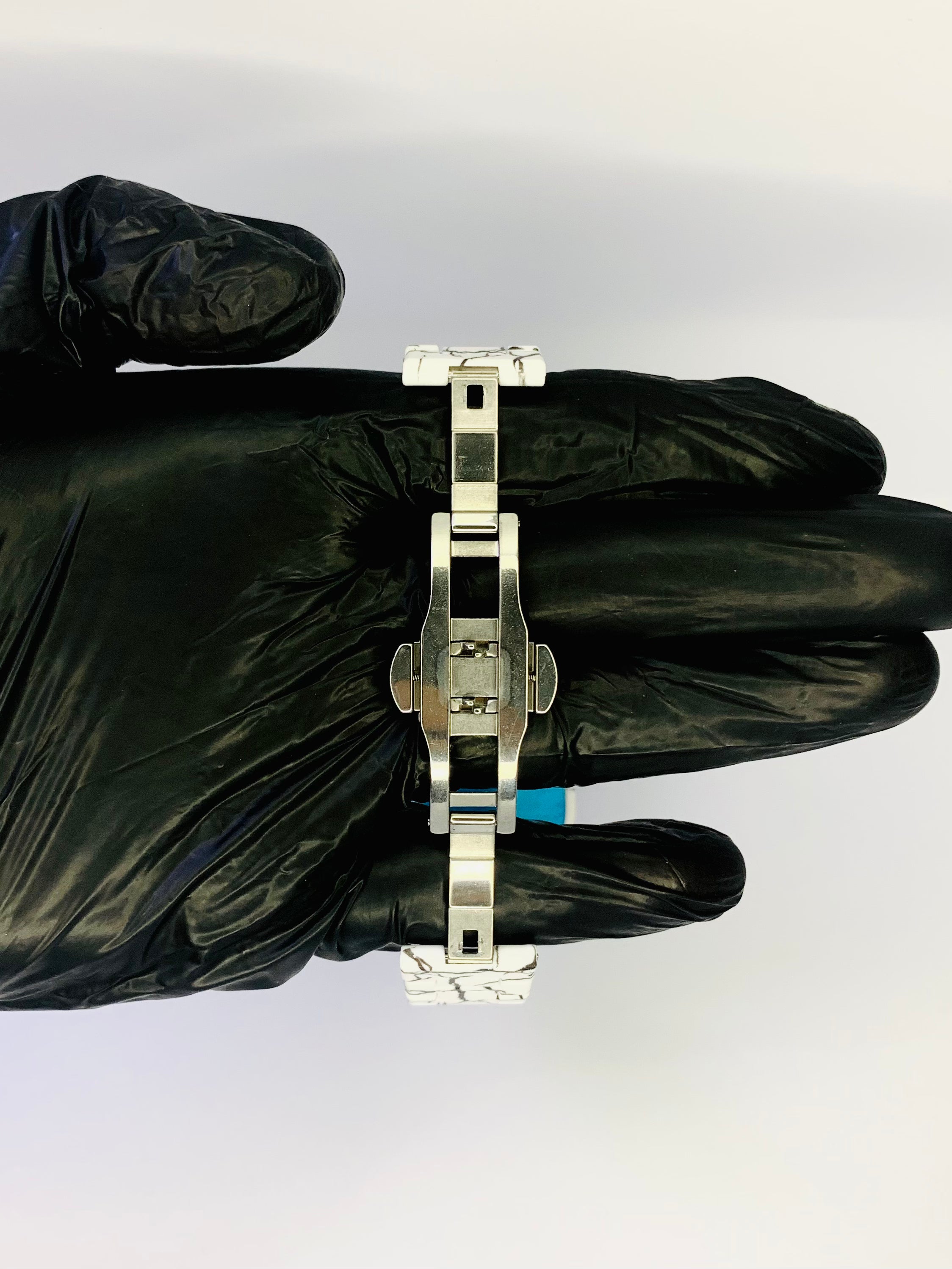 White Arabic Marble Aura Watch