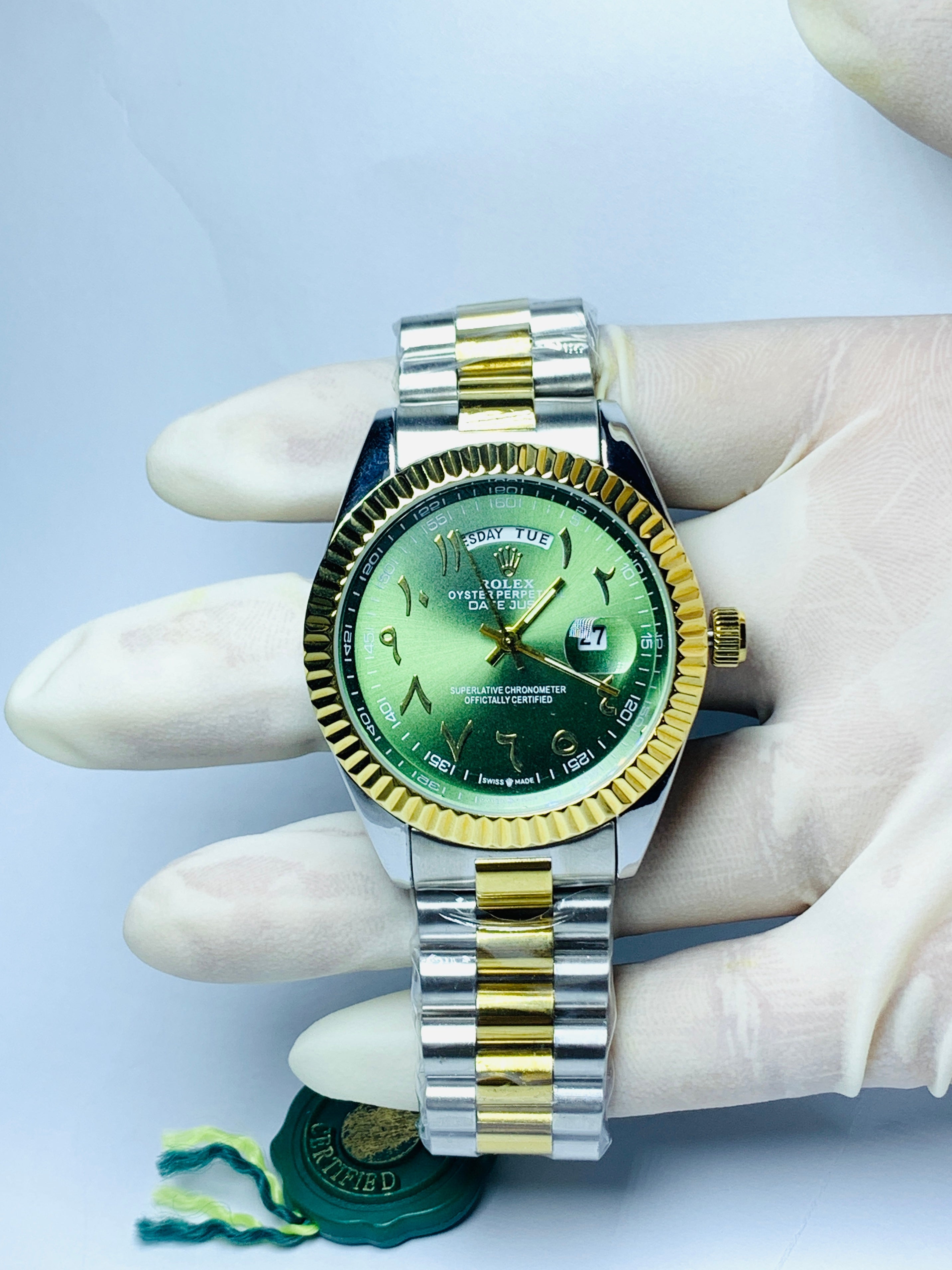 ROLEX Arabic Green Dial