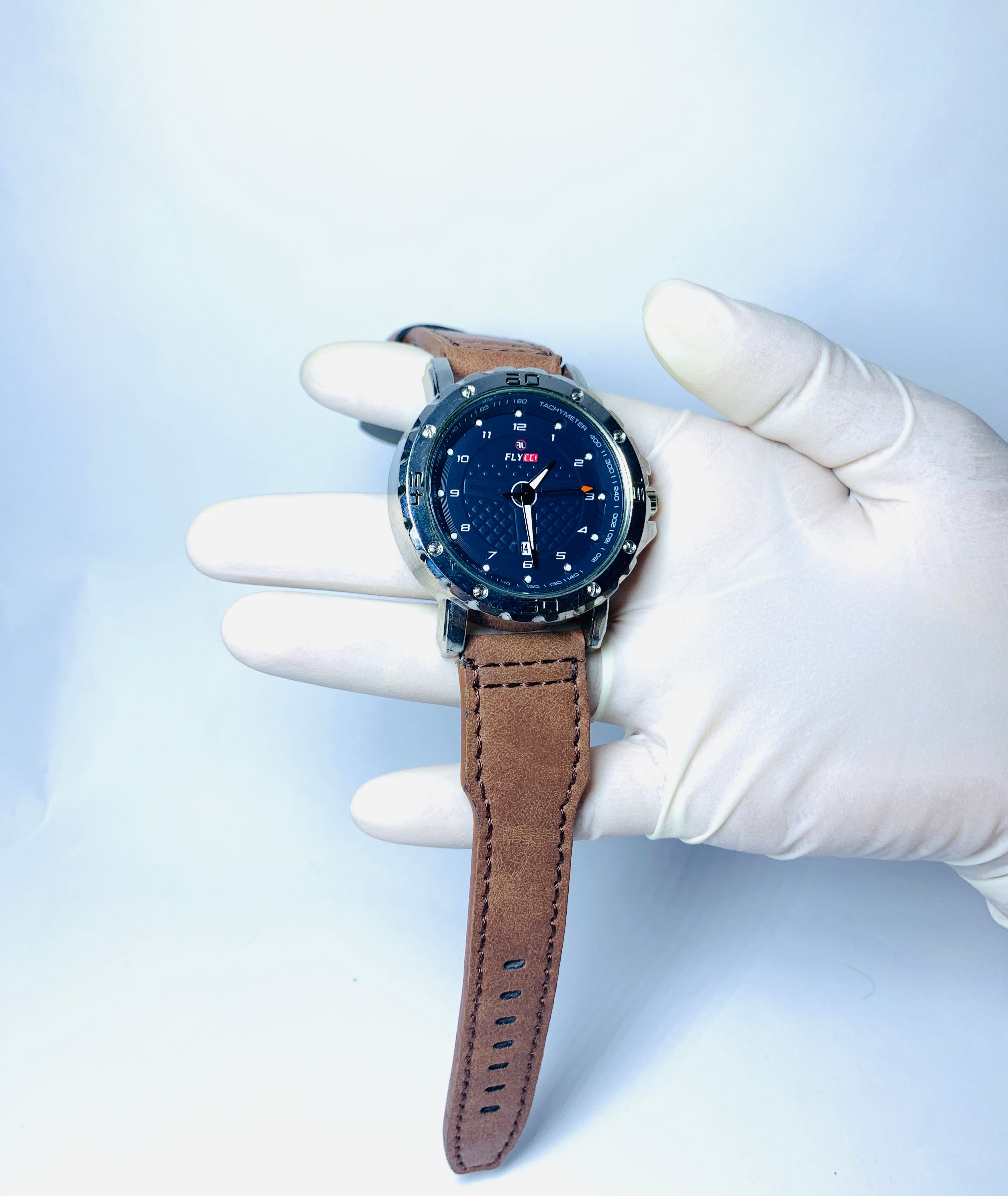 Navi Force NF9122 Blue Analog Anchor Printed Dial Men's Watch - TIME GHAR