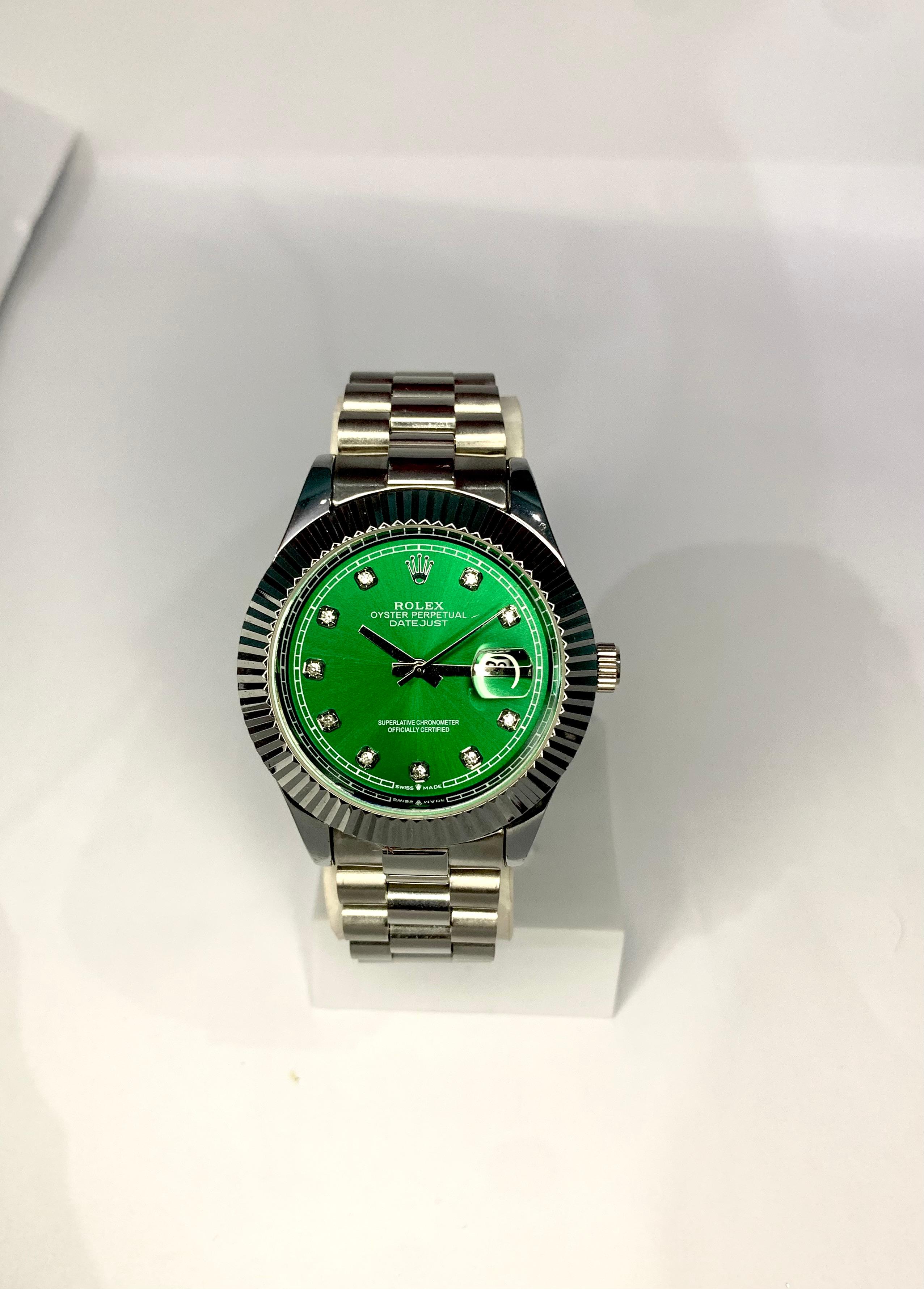 Rolex Green Date Dial