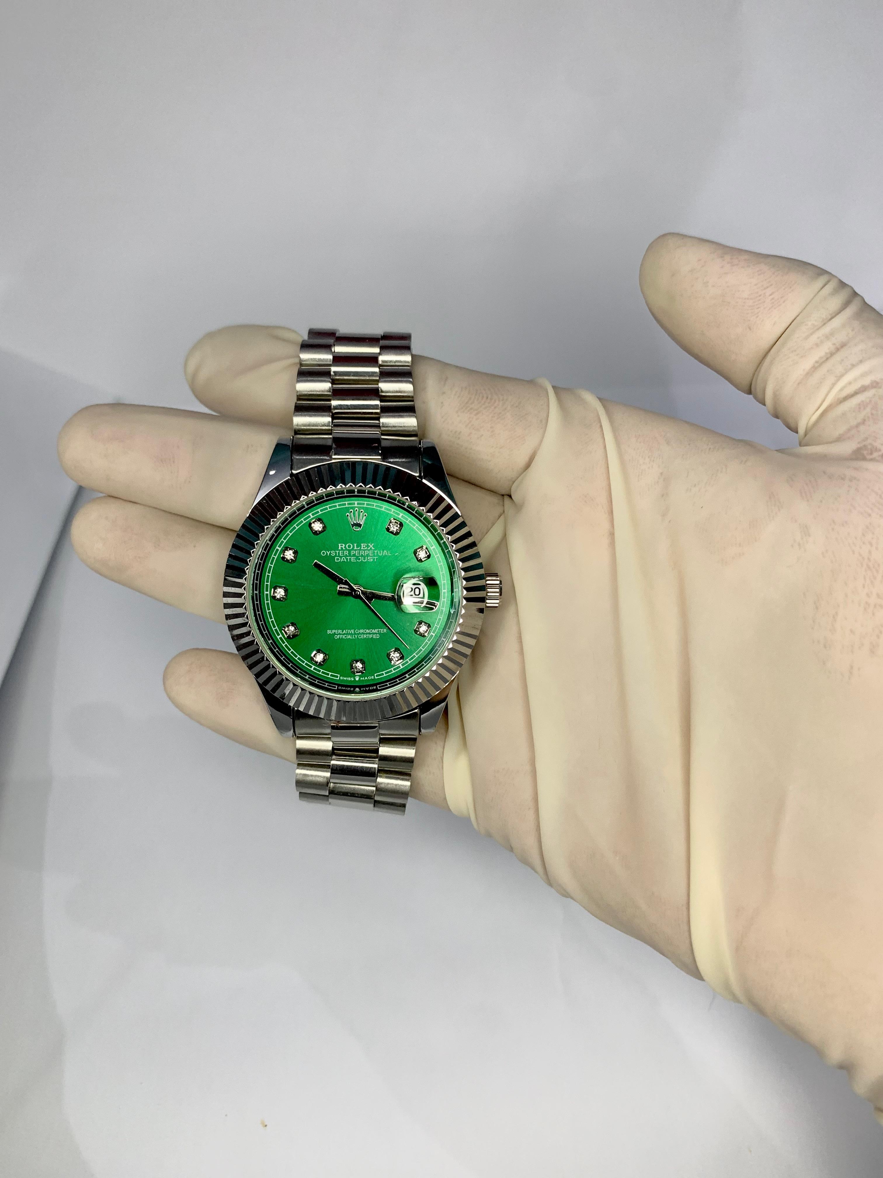 Rolex Green Date Dial
