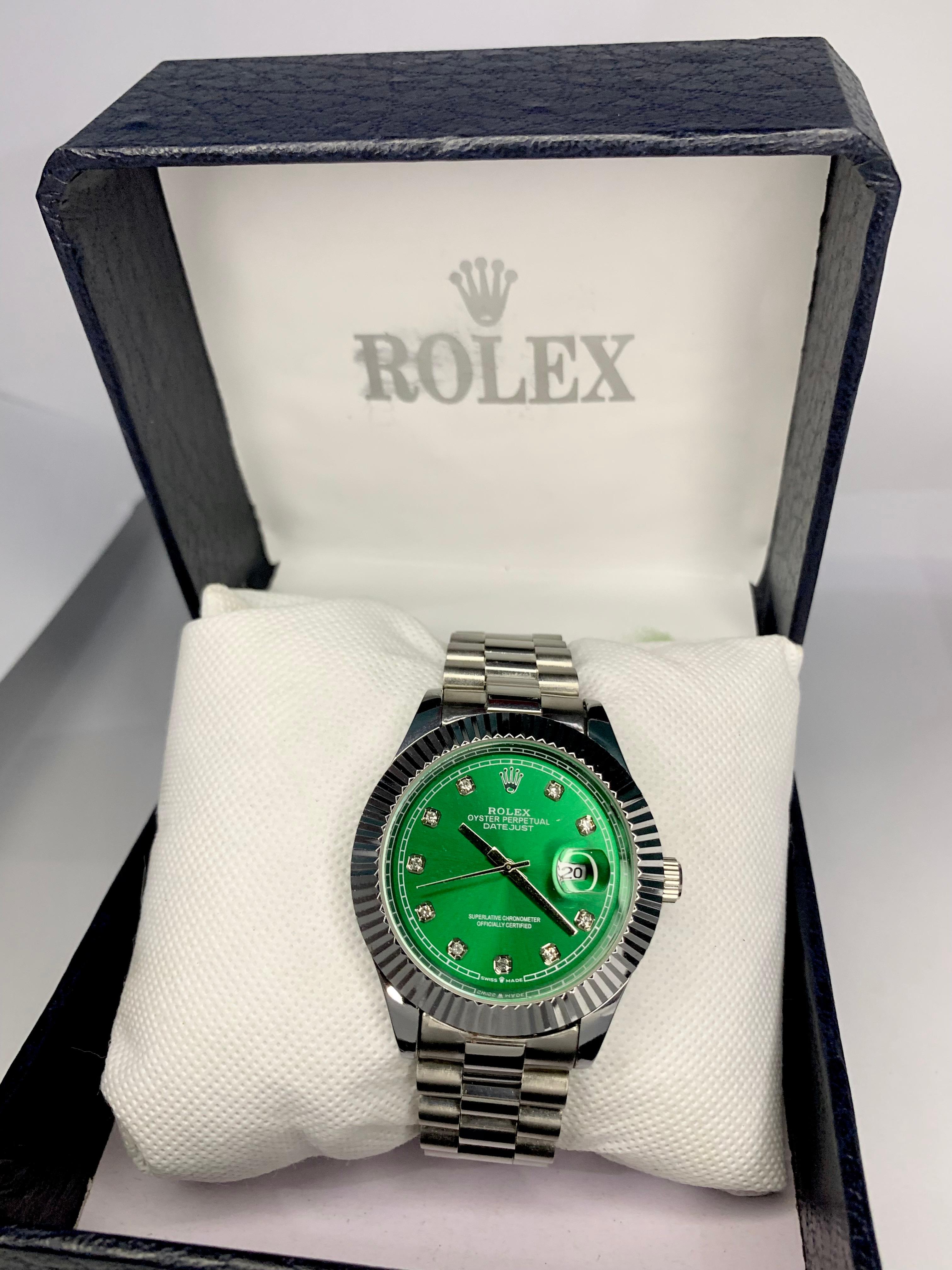 Rolex Green Date Dial