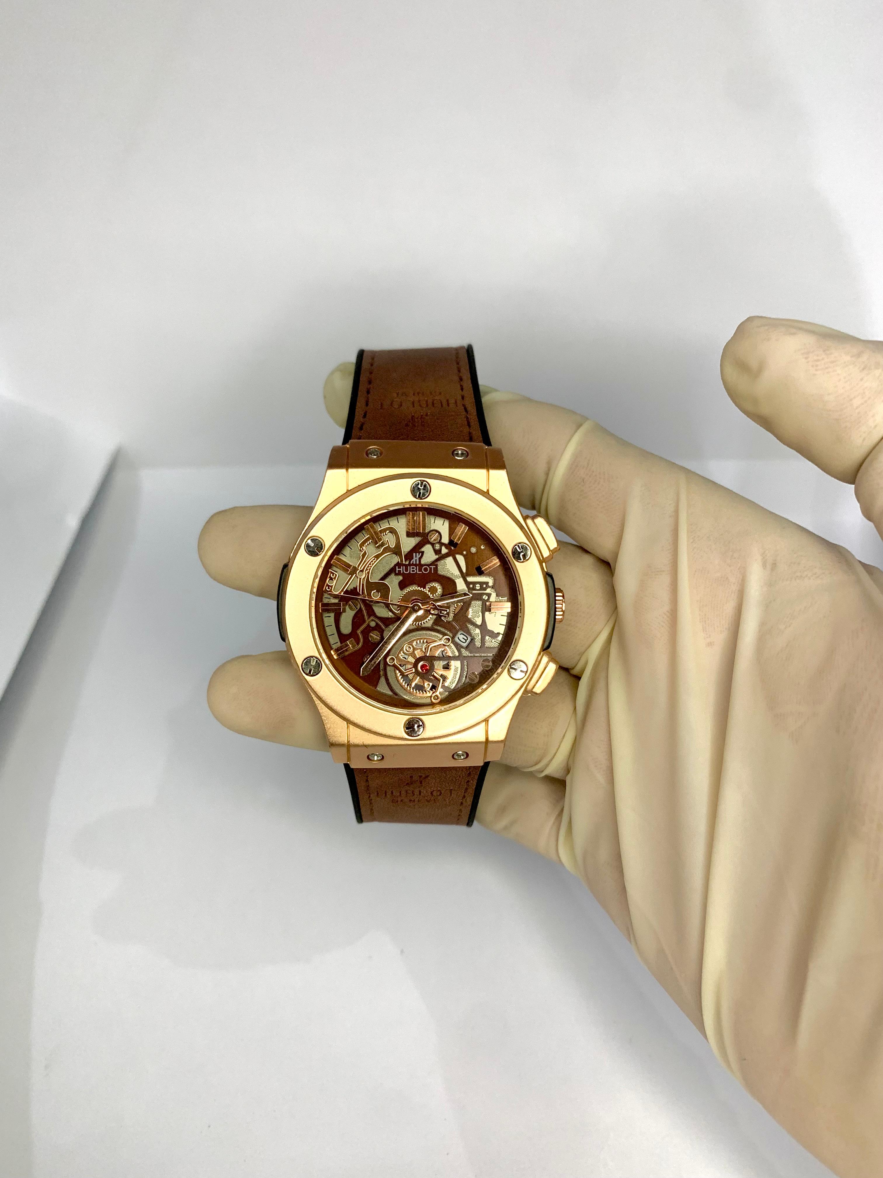 HUBLOT Brown Straps Watch