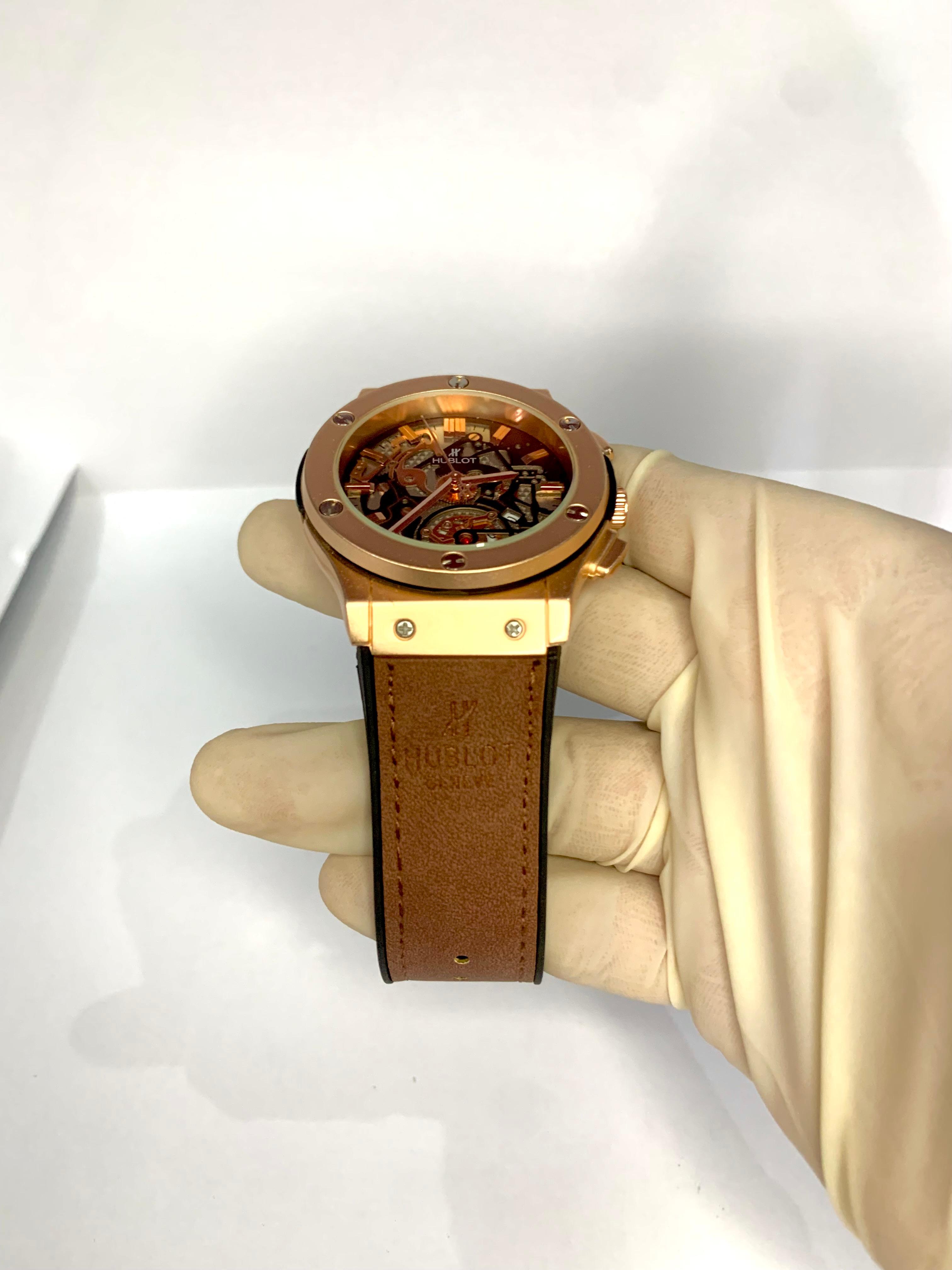 HUBLOT Brown Straps Watch