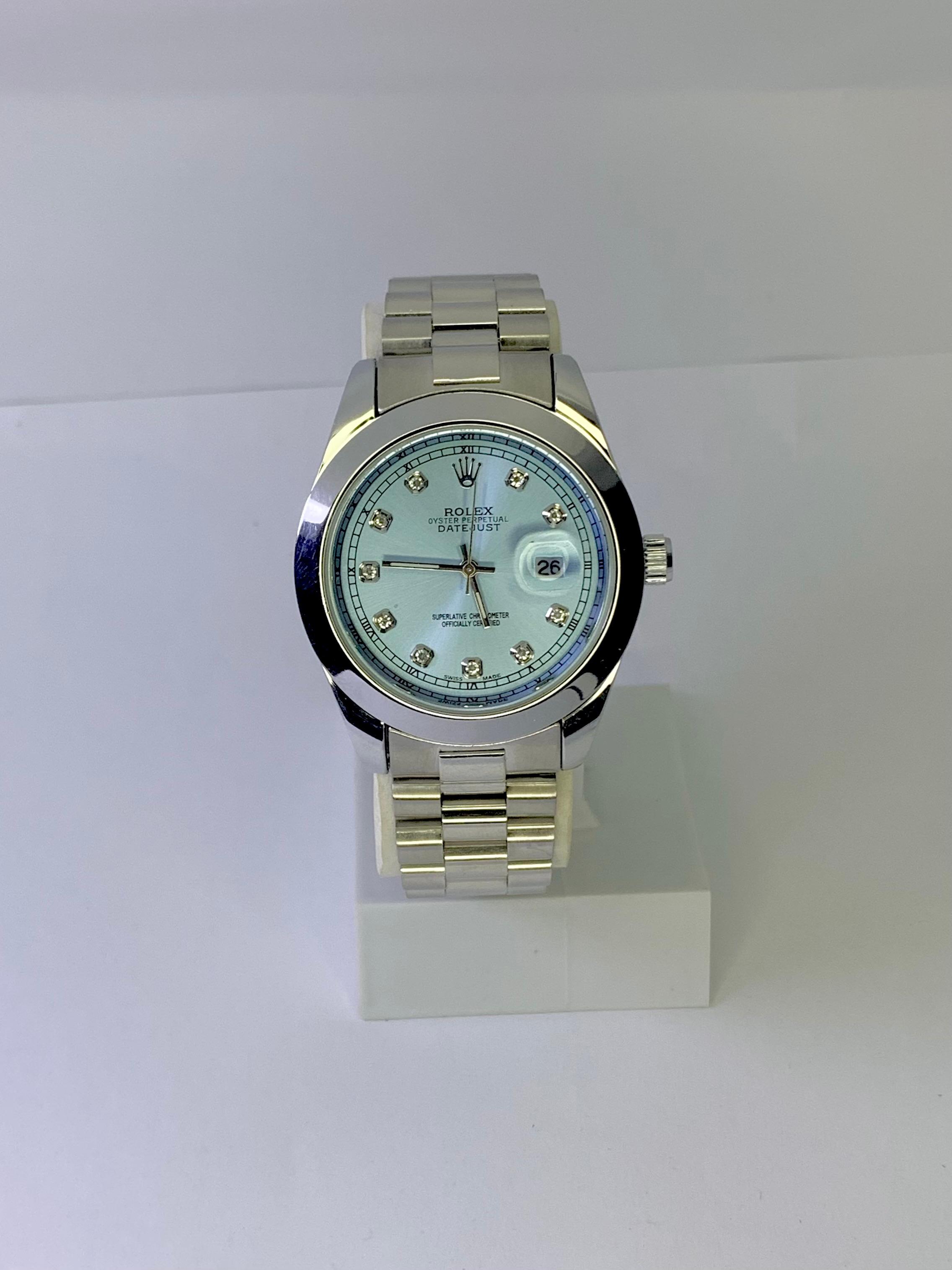 Rolex Stainless Steel - Sea Green
