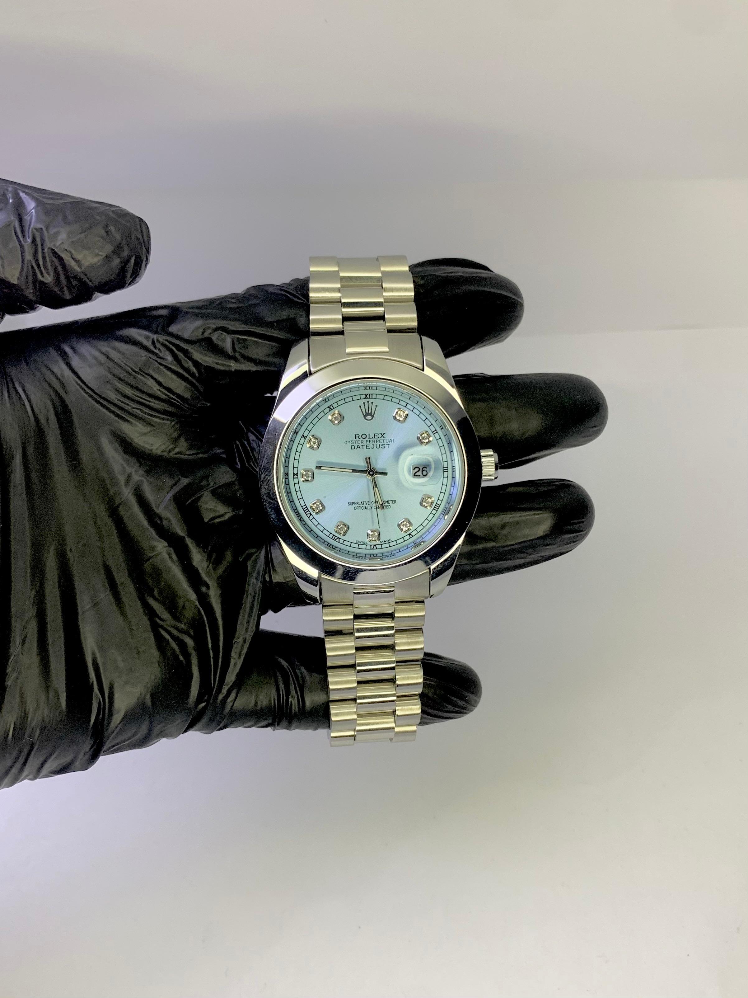 Rolex Stainless Steel - Sea Green