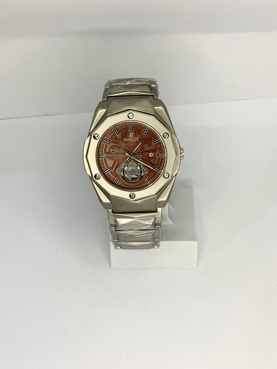 Hublot Diamond Cut Brown dail