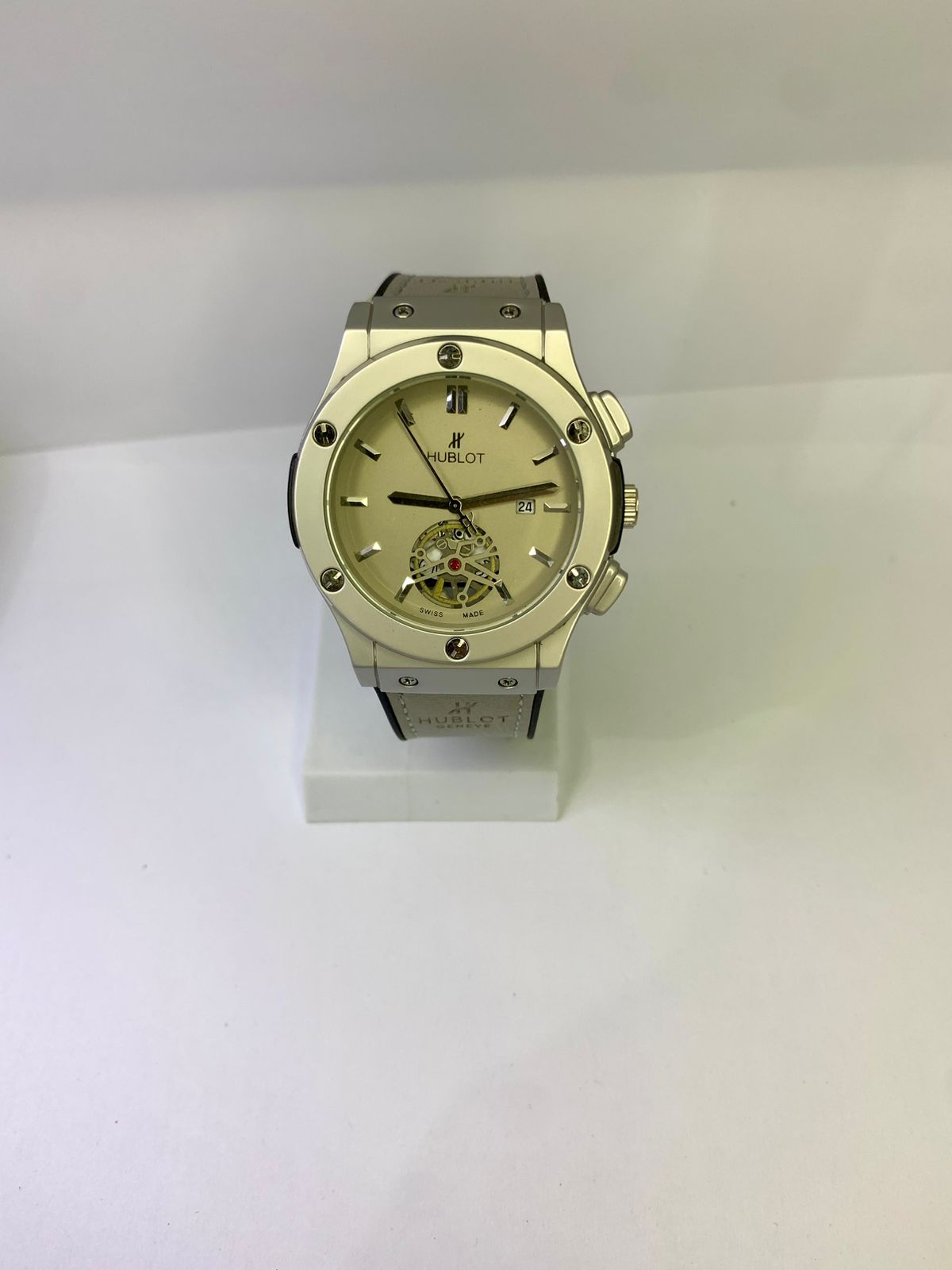 HUBLOT STRAPS WATCH WHITE DAIL